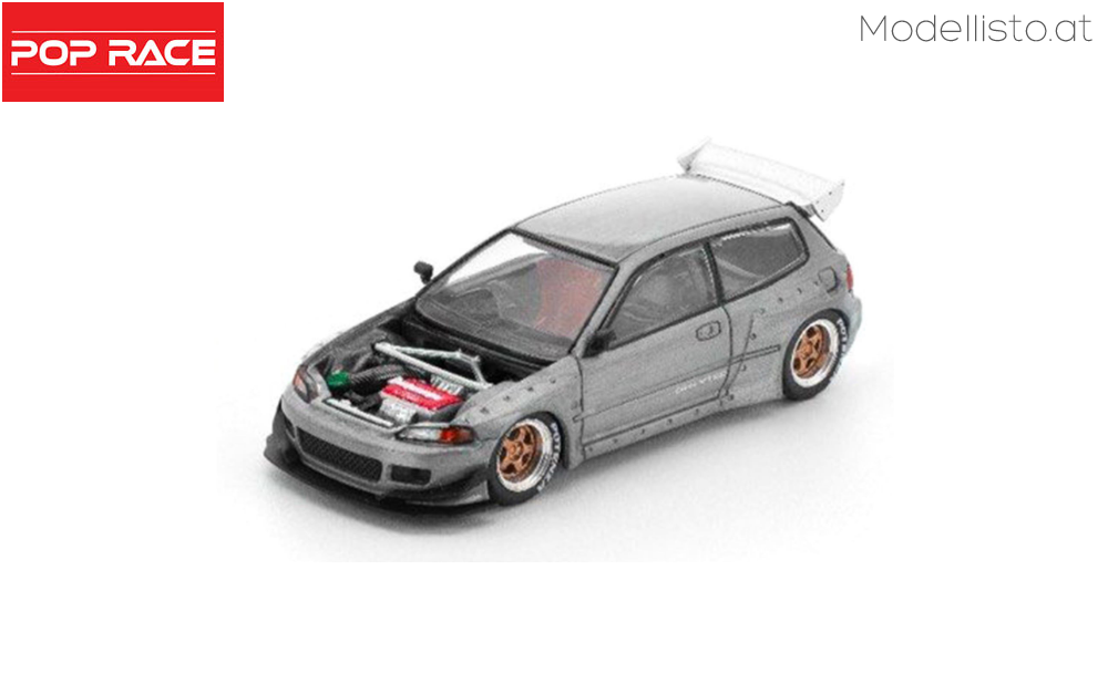 PRE018 Pop Race Honda Civic Pandem (EG6), raw metal